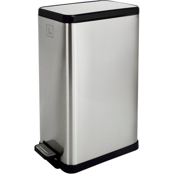 SVITA Mülleimer STM18, Treteimer, 18L, Inneneimer, Edelstahl, Silber