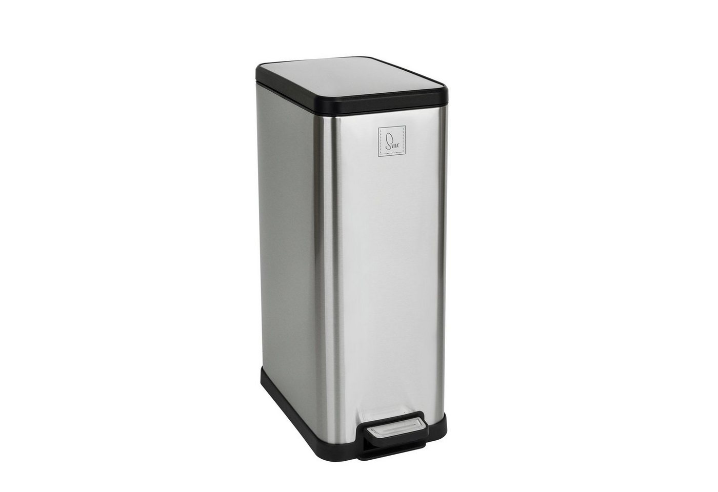 SVITA Mülleimer STM18, Treteimer, 18L, Inneneimer, Edelstahl, Silber – Bild 4 von 5