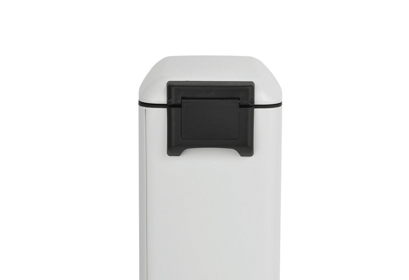SVITA Mülleimer TS12, Treteimer, 12L, Softclose-Funktion, Stahl pulverbeschichtet, Weiß – Bild 5 von 5