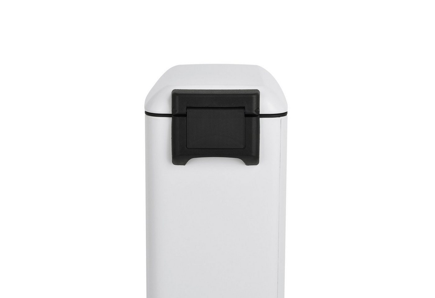 SVITA Mülleimer TS20, Treteimer, Inneneimer, 20L, pulverbeschichteter Stahl, Weiß – Bild 5 von 5