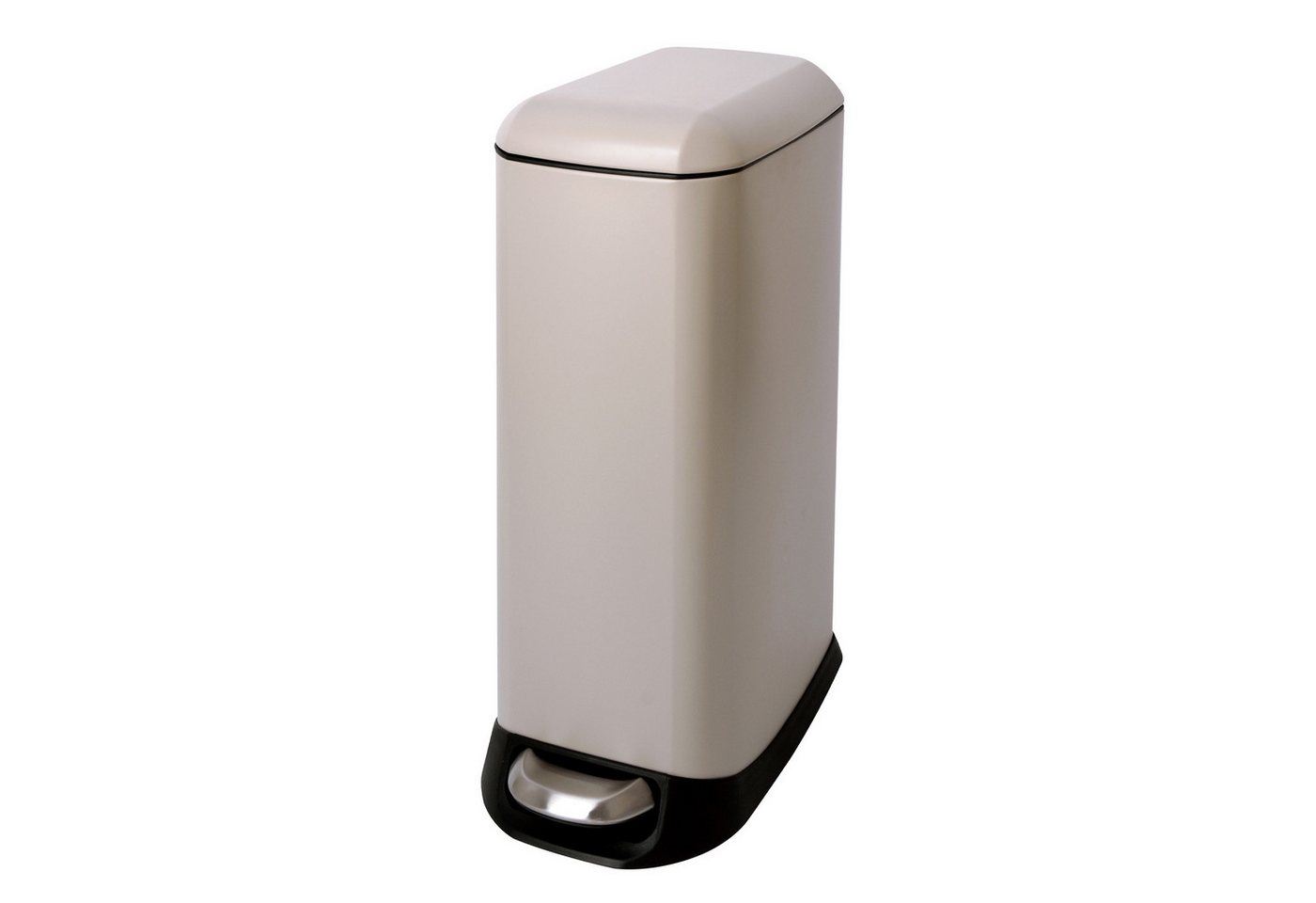 SVITA Mülleimer TS20, Fußpedal, herausnehmbarer Inneneimer, 20L, Stahl, Taupe – Bild 3 von 5