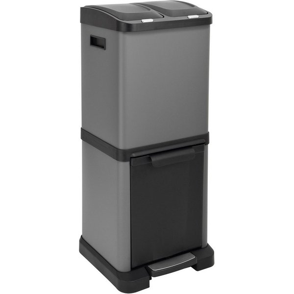 SVITA Mülltrennsystem 3XCombo, 32L Fassungsvermögen, Inneneimer mit Henkel, robust und langlebig