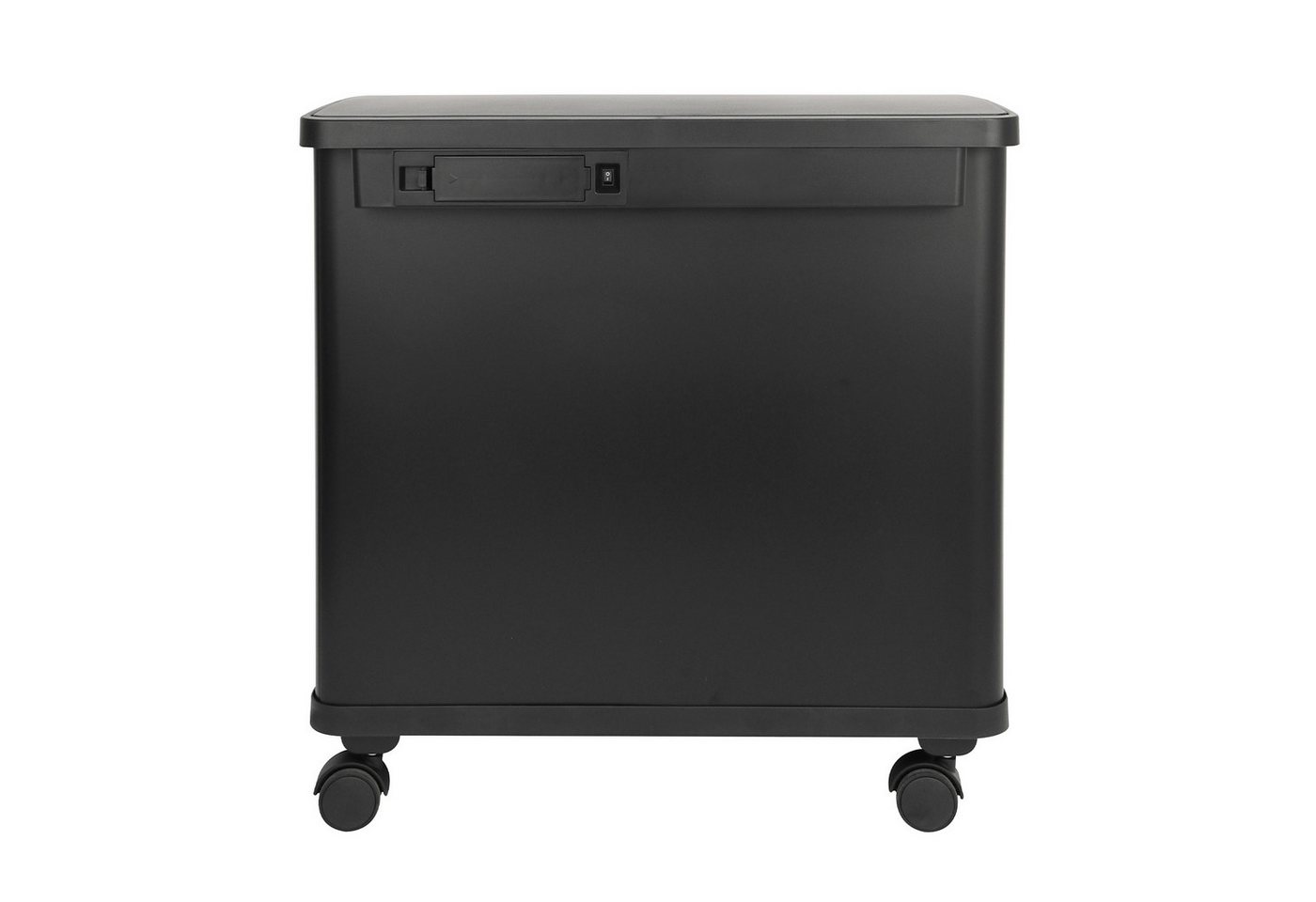 SVITA Mülltrennsystem SR2X30, Sensormülleimer, 2 Innenfächer, 60L, Stahl pulverbeschichtet, Schwarz – Bild 3 von 5