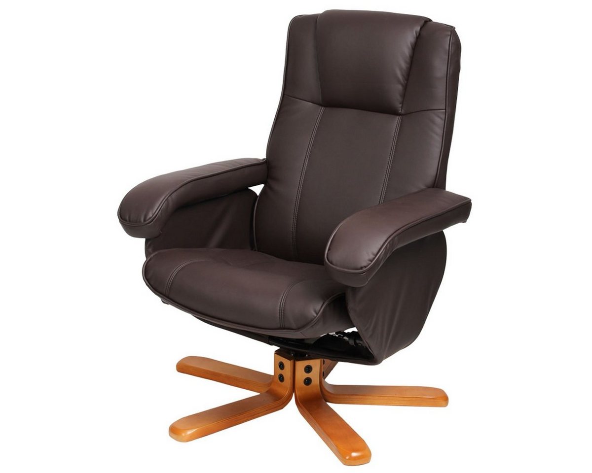 SVITA Relaxsessel CHARLES (Set, 2-St., Relaxsessel mit Hocker), 360° drehbar,mit Fußablage,Wippmechanismus,bequem gepolstert – Bild 5 von 5
