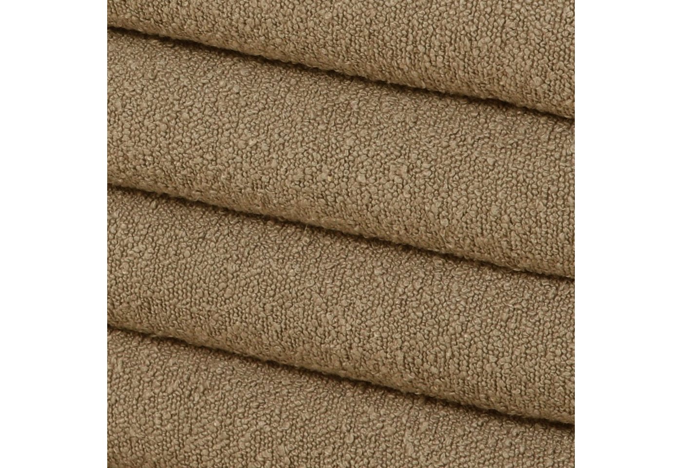 SVITA Sitzhocker BLOSSOM S, Sitzbank mit Stauraum, Bouclé-Bezug, gepolstert, Braun – Bild 5 von 5