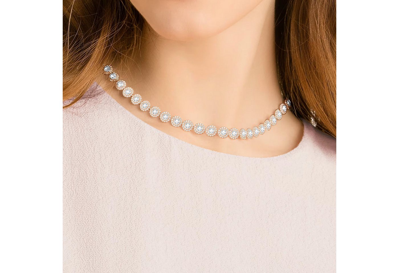 Swarovski Collier Una Angelic, mit Swarovski® Kristall – Bild 4 von 4