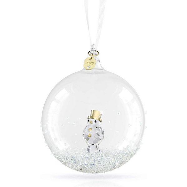 Swarovski Dekohänger Kristallfigur Sammelfigur Jahresausgabe Weihnachtskugel (1 St), Swarovski® Kristall