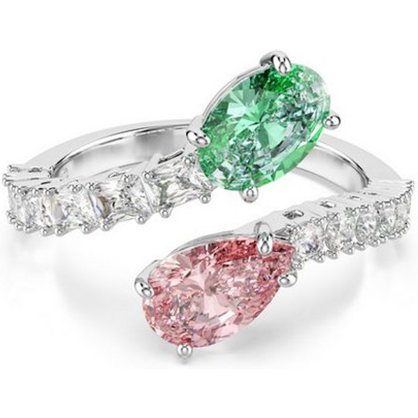 Swarovski Fingerring Schmuck Geschenk Capsule Ring, mit Swarovski® Kristall, Zirkonia (synth)