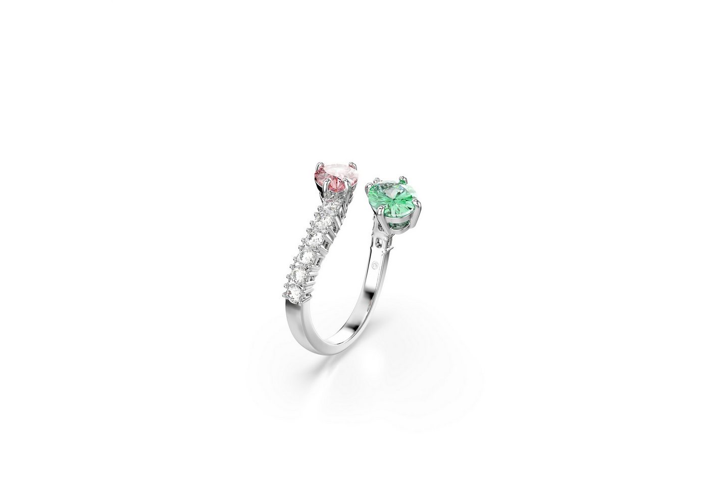 Swarovski Fingerring Schmuck Geschenk Capsule Ring, mit Swarovski® Kristall, Zirkonia (synth) – Bild 4 von 5