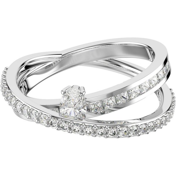 Swarovski Fingerring Schmuck Geschenk Hyperbola Ring, mit Swarovski® Zirkonia (synth)