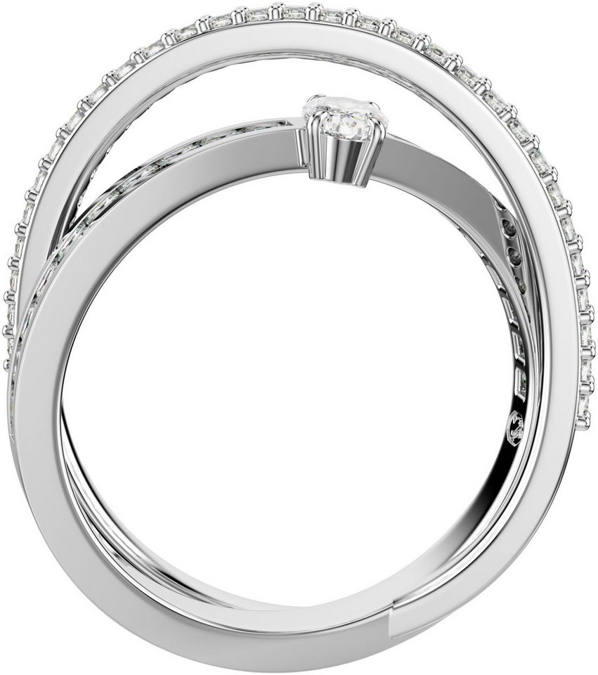 Swarovski Fingerring Schmuck Geschenk Hyperbola Ring, mit Swarovski® Zirkonia (synth) – Bild 3 von 5