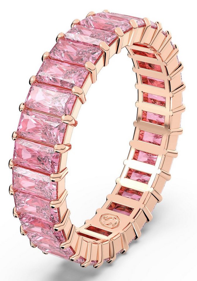 Swarovski Fingerring Schmuck Geschenk Matrix Ring, mit Swarovski® Zirkonia (synth) – Bild 3 von 5