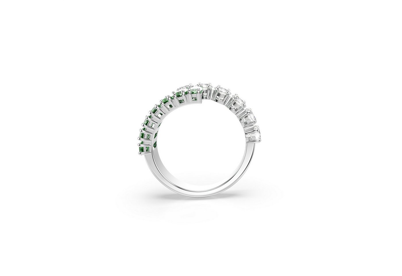 Swarovski Fingerring Schmuck Geschenk Matrix Ring, mit Swarovski® Kristall, Zirkonia (synth) – Bild 2 von 5