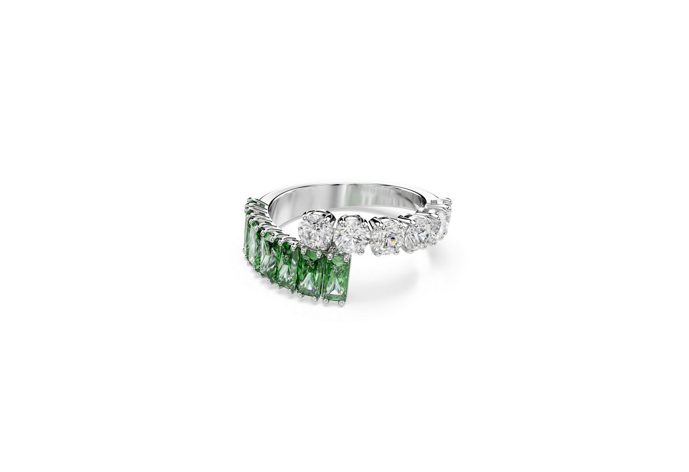 Swarovski Fingerring Schmuck Geschenk Matrix Ring, mit Swarovski® Kristall, Zirkonia (synth) – Bild 3 von 5