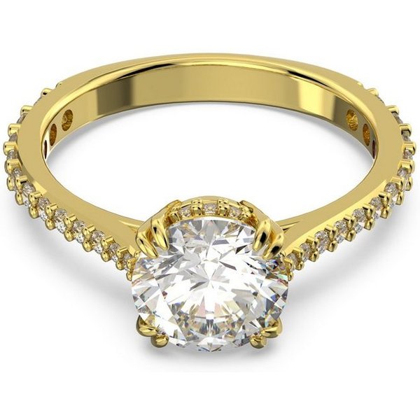 Swarovski Fingerring Stilla Round Cocktailring, mit Swarovski® Kristall
