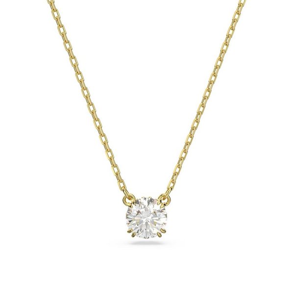 Swarovski Kette mit Anhänger Stilla Round, mit Swarovski® Kristall