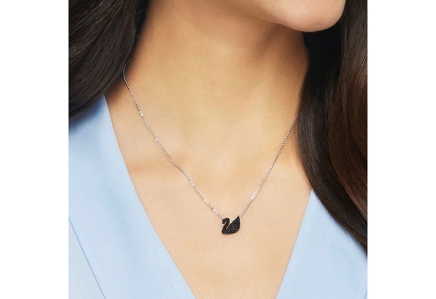 Swarovski Kette mit Anhänger Swan 5347330 – Bild 4 von 4