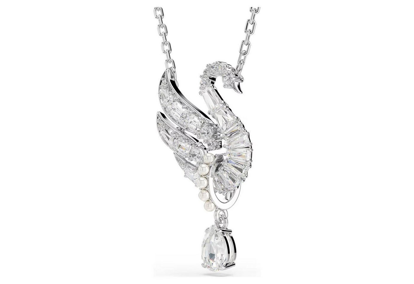 Swarovski Kette mit Anhänger Swan – Bild 3 von 5