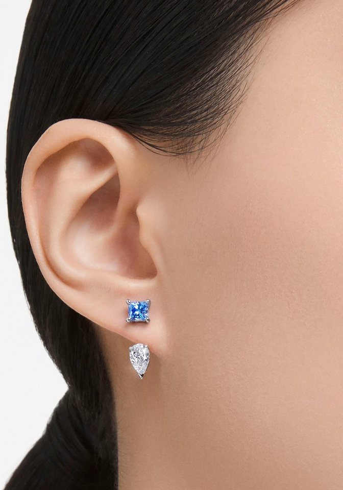 Swarovski Paar Ohrstecker MESMERA, mit Swarovsi® Zirkonia (synth) - Einhänger abnehmbar – Bild 5 von 5