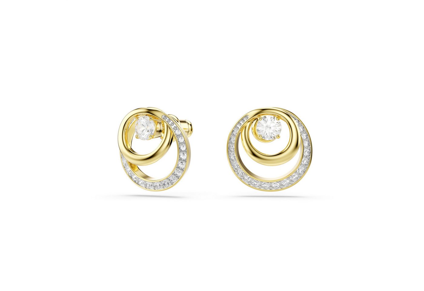 Swarovski Paar Ohrstecker Schmuck Geschenk Hyperbola Ohrringe, mit Swarovski® Kristall – Bild 2 von 5
