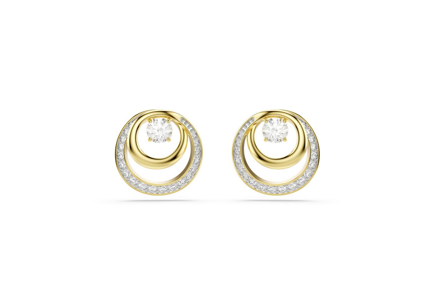Swarovski Paar Ohrstecker Schmuck Geschenk Hyperbola Ohrringe, mit Swarovski® Kristall – Bild 3 von 5