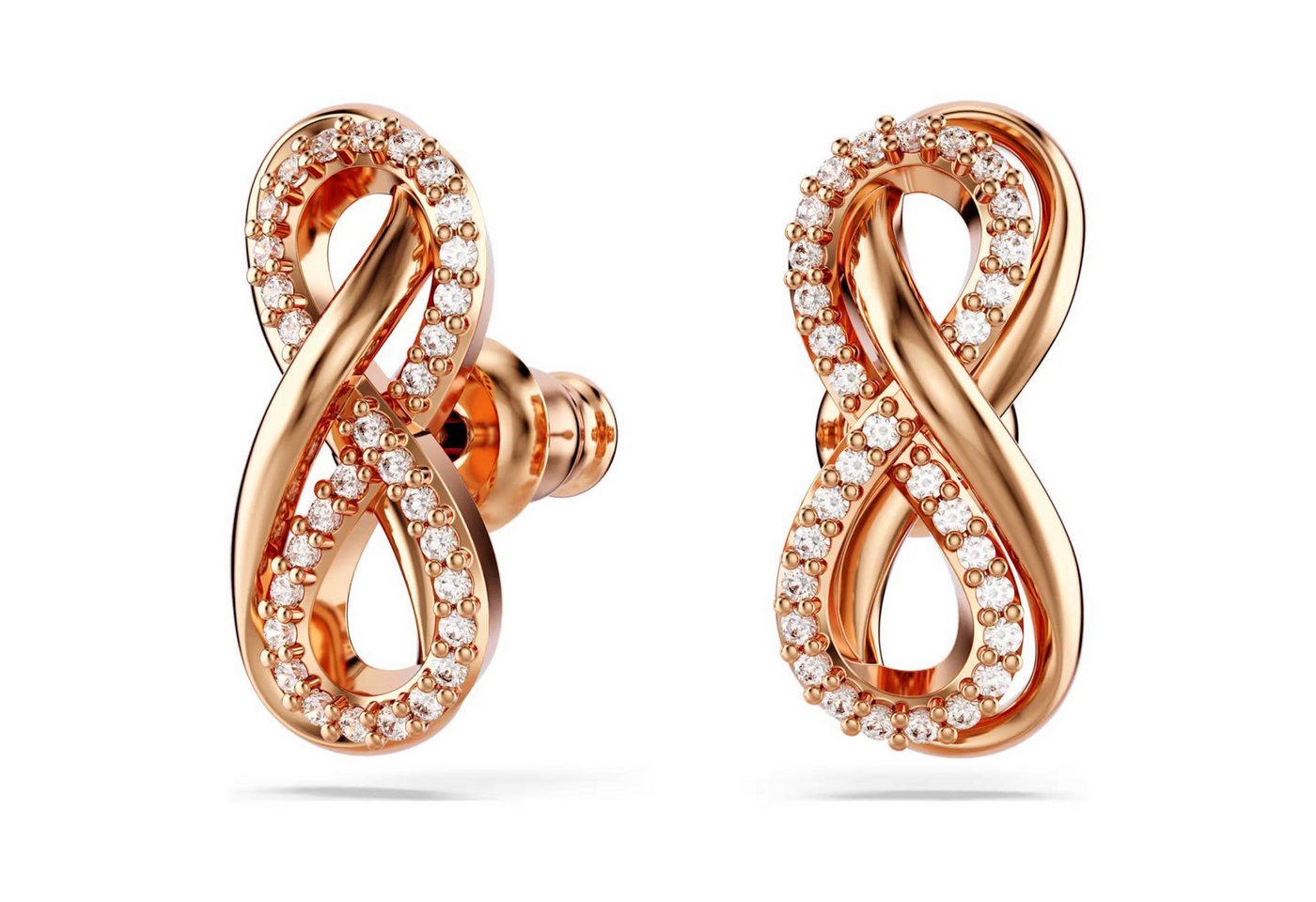 Swarovski Paar Ohrstecker Unendlichkeit – Bild 2 von 5