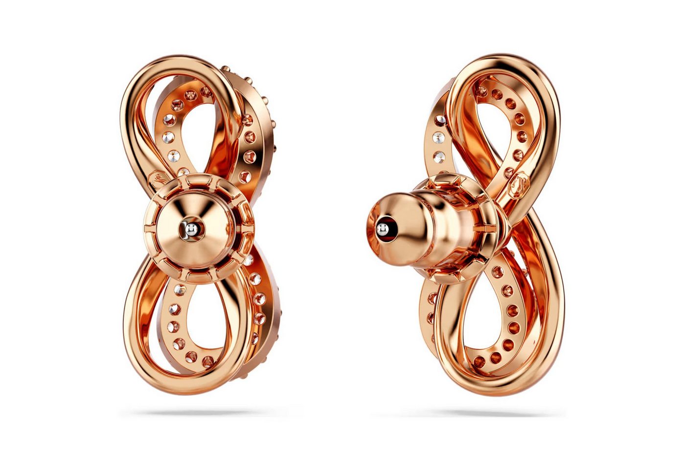 Swarovski Paar Ohrstecker Unendlichkeit – Bild 4 von 5