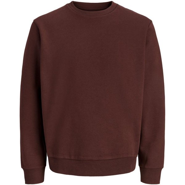 Jack & Jones Sweater Jack&Jones Übergrößen Basic-Sweater braun JJEBRADLEY