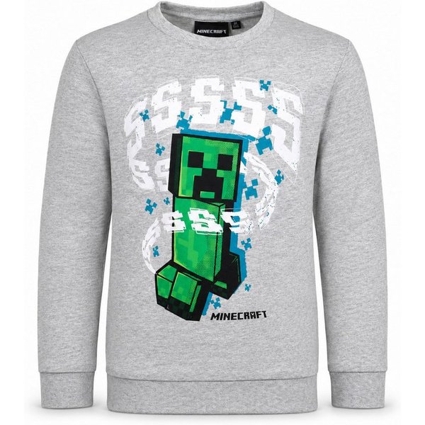 Minecraft Sweater Minecraft Gamer Creeper Kinder Jungen Pulli Pullover Gr. 128 bis 140