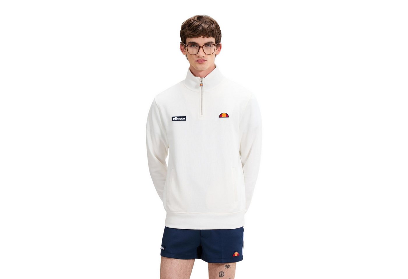 Ellesse Sweater Sweatpulli Ellesse Pelegrini 1/4Zip – Bild 2 von 5