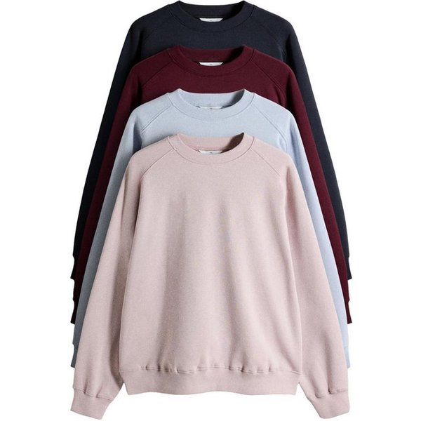 The Set Sweater The Set Rundhalssweatshirts, 4er-Pack (4-tlg)