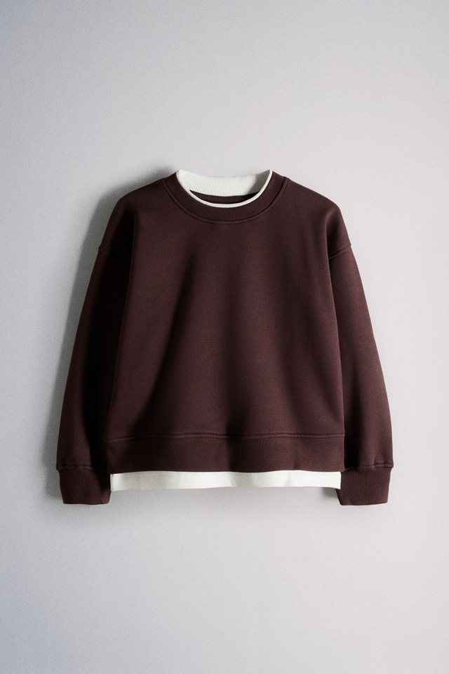 The Set Sweater The Set Sweatshirts mit Hemddetail, 3er-Pack (3-tlg) – Bild 5 von 5