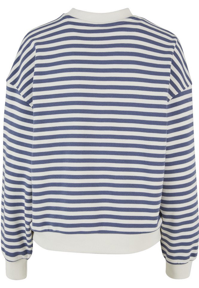 URBAN CLASSICS Sweater Urban Classics Damen Ladies Oversized Striped Crewneck – Bild 2 von 5