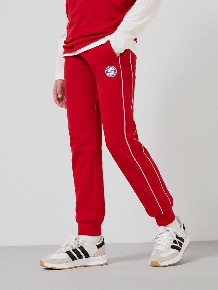 FC Bayern München Sweathose FC Bayern München, Sweatpant Essentials, Kinder, Rot – Bild 5 von 5
