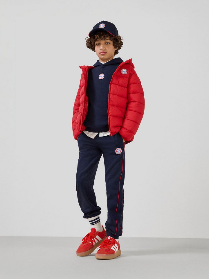 FC Bayern München Sweathose FC Bayern München, Sweatpant Essentials, Kinder, Navy – Bild 4 von 5