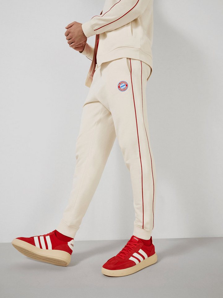 FC Bayern München Sweathose FC Bayern München, Sweatpant Essentials, Herren, Off white – Bild 4 von 5