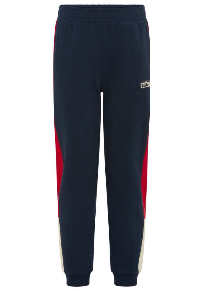 Scout Sweathose Jogginghose mit kontrastfarbigen Seiteneinsätzen- NEU von SCOUT Sweathose mit seitlichen Einsätzen und SCOUT Badge – Bild 5 von 5