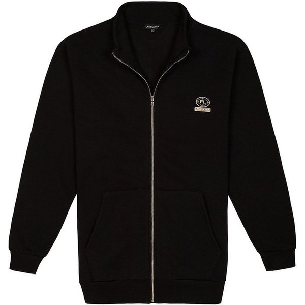 Lavecchia Sweatjacke Lavecchia Herren Sweatshirtjacke LV-2027 (Schwarz, 5XL) Kapuzensweatjacke