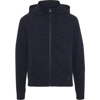 CHIEMSEE Sweatjacke mit CHIEMSEE Rückenprint, Größe S in Schwarz