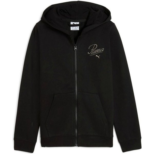 PUMA Sweatjacke Puma Mädchen Sweatjacke ESS SCRIPT Full-Zip Hoodie FL G 689253
