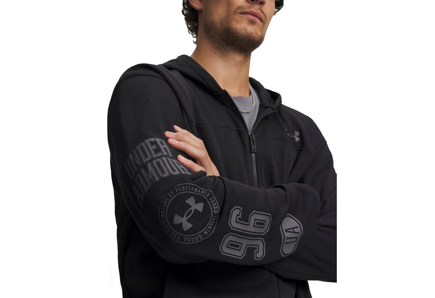 Under Armour® Sweatjacke Under Armour Herren Kapuzenjacke Rival Lightweight Graphic 6014687 – Bild 3 von 3