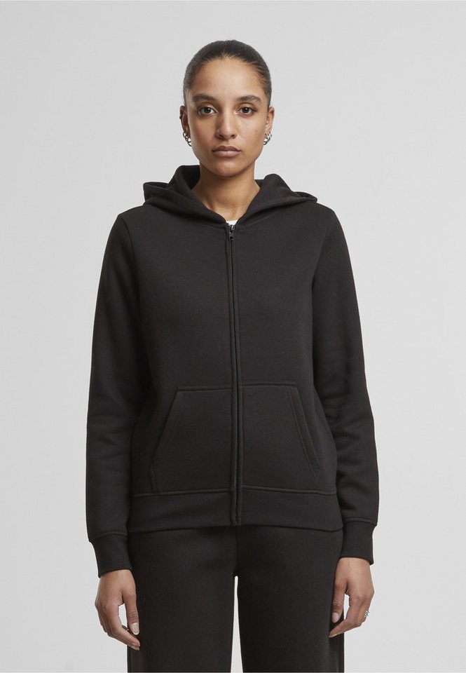 URBAN CLASSICS Sweatjacke Urban Classics Ladies Basic Essential Zip Hoody – Bild 5 von 5