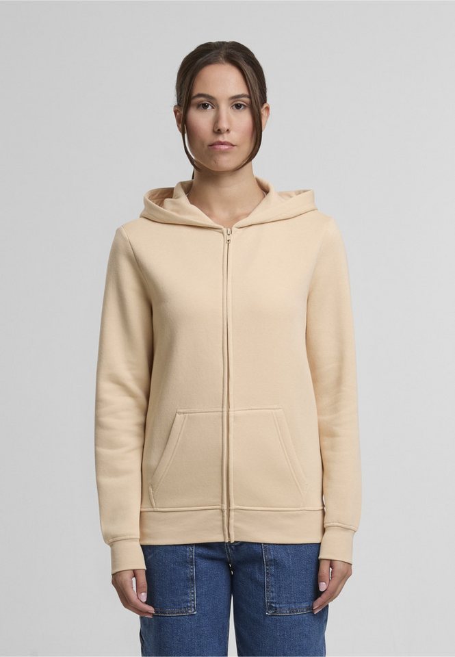 URBAN CLASSICS Sweatjacke Urban Classics Ladies Basic Essential Zip Hoody – Bild 5 von 5