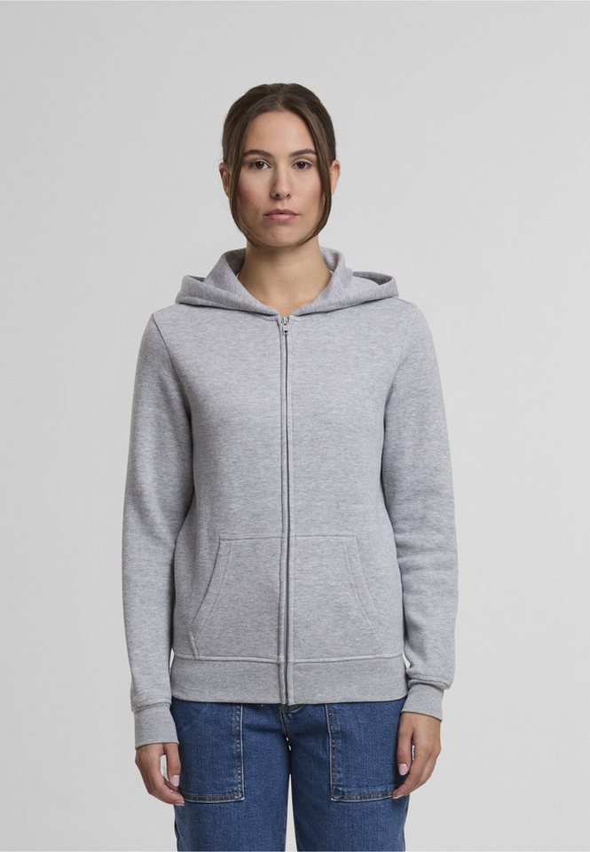 URBAN CLASSICS Sweatjacke Urban Classics Ladies Basic Essential Zip Hoody – Bild 5 von 5