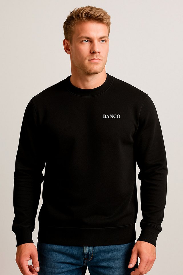 Banco Sweatshirt Banco Herren Pullover Rundhals - Relaxed Fit, Streetwear, Club Hochwertiger Print, auffälliges Motiv für individuelle Looks – Bild 2 von 4
