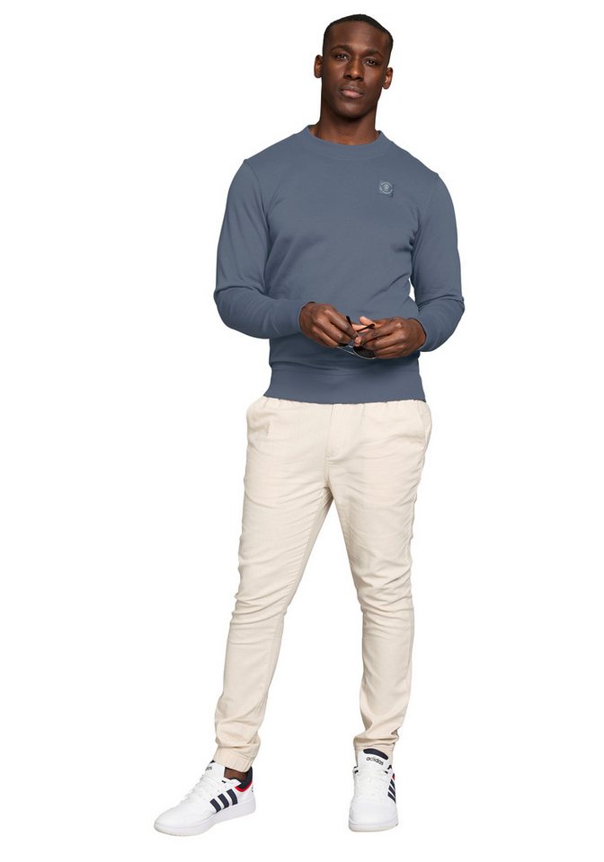 DELMAO Sweatshirt - Der Delmao Klassiker mit Rundhalsausschnitt, Langarm, aus Baumwolle und Polyester – Bild 4 von 5