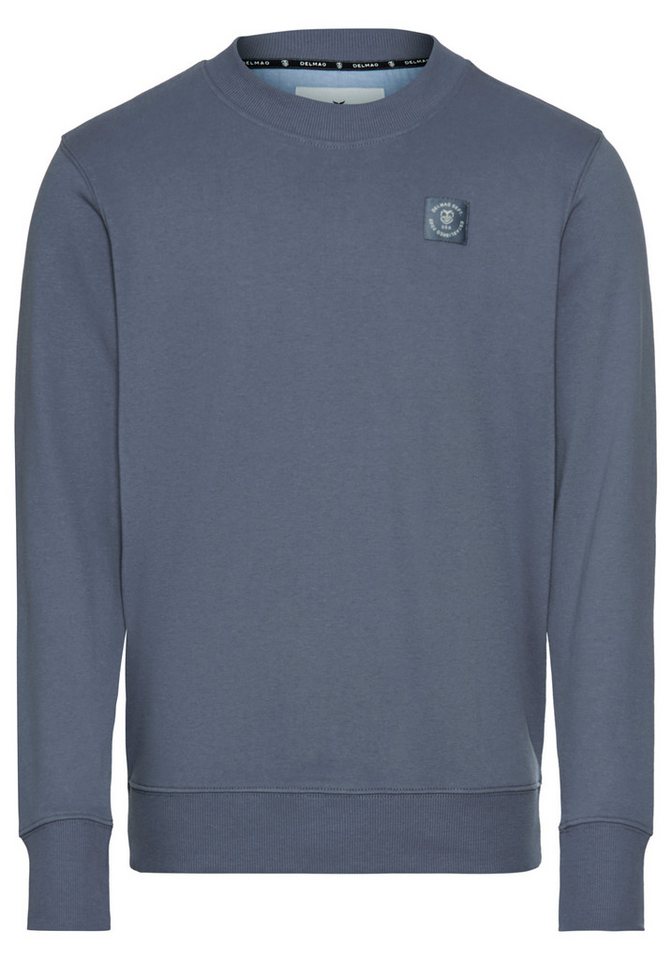 DELMAO Sweatshirt - Der Delmao Klassiker mit Rundhalsausschnitt, Langarm, aus Baumwolle und Polyester – Bild 5 von 5