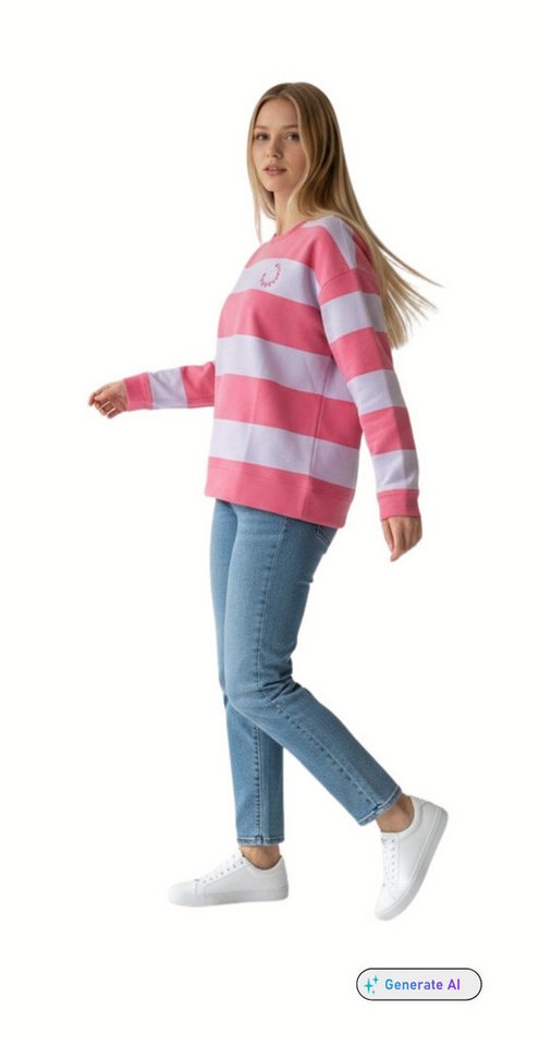 Elbsand Sweatshirt Elbsand, Hilma Sweatshirt - innen kuschelig angeraute, weiche Qualität innen kuschelig angeraut – Bild 3 von 5