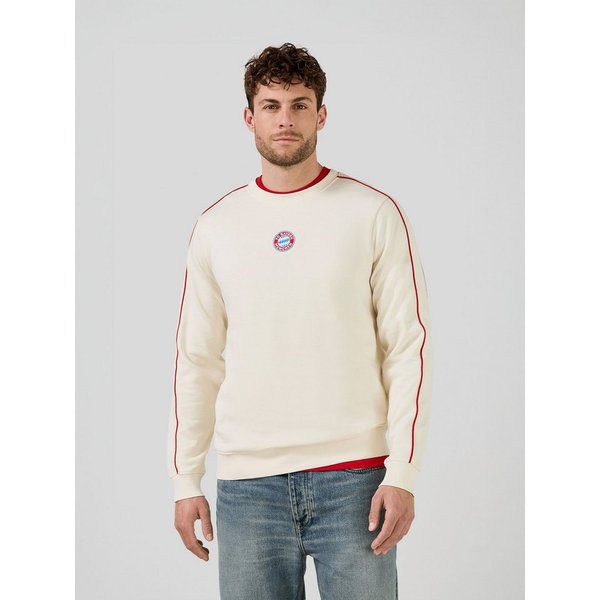 FC Bayern München Sweatshirt FC Bayern München, Sweatshirt Essentials, Herren, Off white