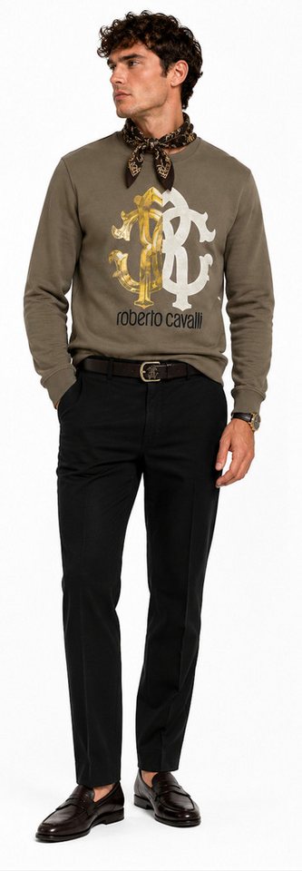 roberto cavalli Sweatshirt FIRENZE RC Monogram Logo Sweatshirt Pullover Sweater Exklusive Roberto Cavalli Firenze Premium-Linie – Bild 5 von 5